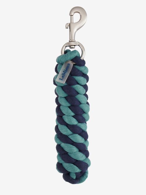 LeMieux Polycotton Leadrope - Aloe/Navy