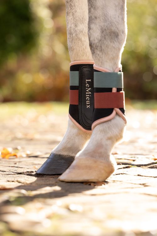 LeMieux Air-Tek Grafter Brushing Boots - Aloe/Spiced Earth