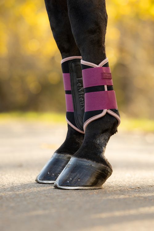 LeMieux Air-Tek Grafter Brushing Boots - Blackberry