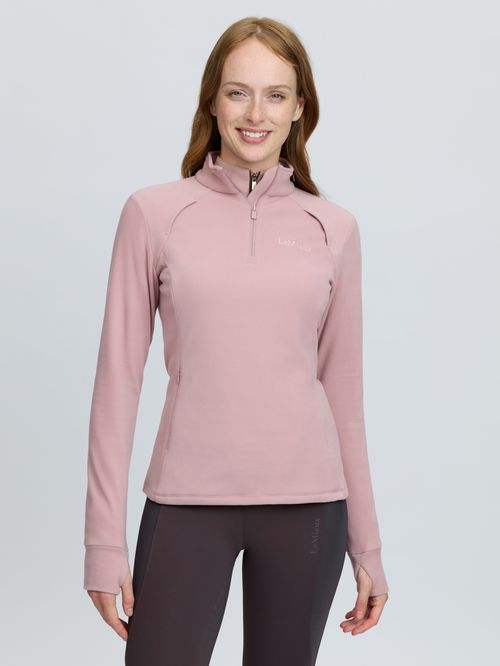 LeMieux Women's Frances Quarter Zip Fleece - Wild Rose