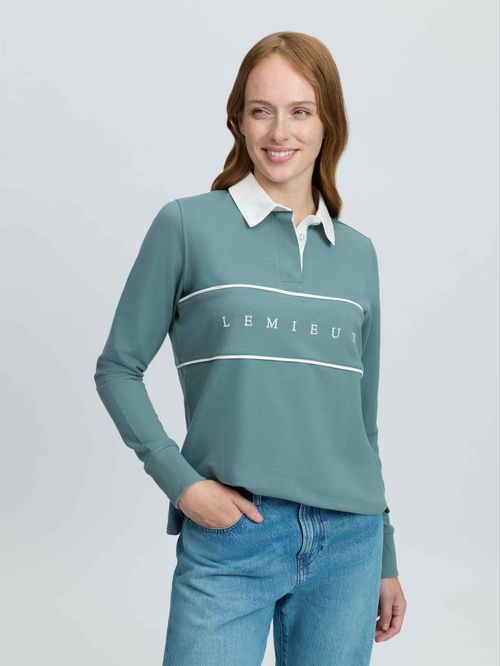 LeMieux Women's Rochelle Rugby Shirt - Aloe