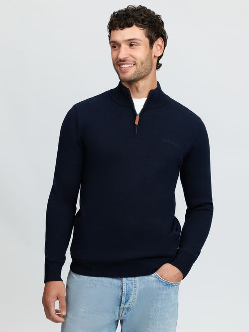 LeMieux Men's Quarter Zip Knit - Navy