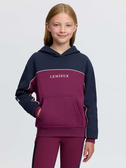 LeMieux Kids' Young Rider Sadie Hoodie - Blackberry