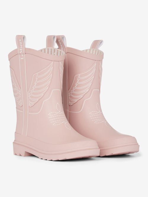 LeMieux Kids' Splash Welly - Western Pink
