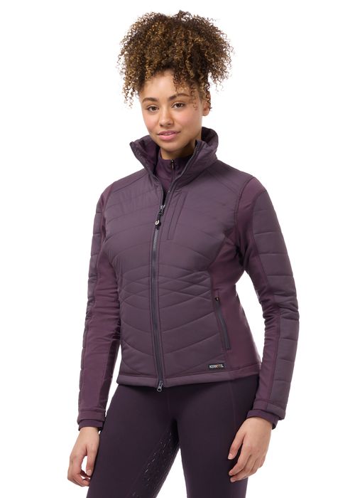 Kerrits Women's Horse Harmony Quilted Jacket - Elderberry