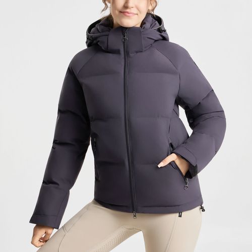 Horze Women's Dina Puffy Padded Jacket - Seaborne Navy