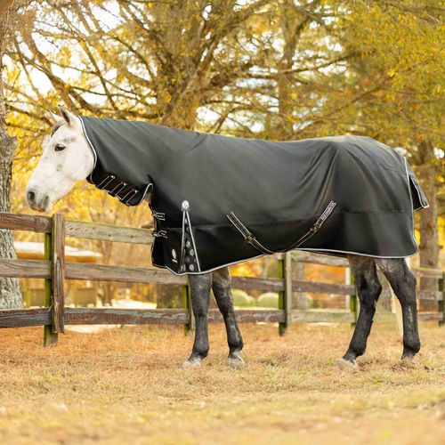 Equinavia Norse Full Neck Turnout Blanket 300g - Black
