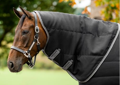 Rambo Stable Hood 200g - Black/Thunderstorm Grey/Silver