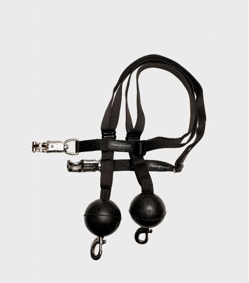 Horseware Quiet Drop Safety Cross Ties (2 Pack) - Black