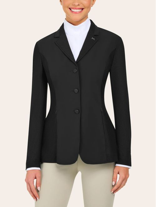 OVERSTOCK: RJ Classics Women's Harmony EVO Mesh Show Coat - 4 Long - Black
