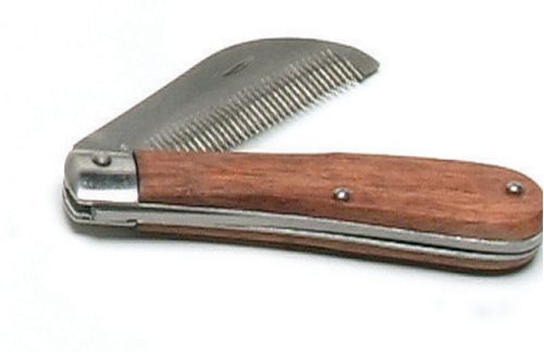 OPENBOX: Equi-Essentials Folding Stripping Comb w/Wood Handle - One Size - Natural