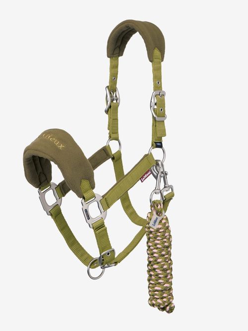 OVERSTOCK: LeMieux Vogue Halter and Leadrope - Horse - Gooseberry