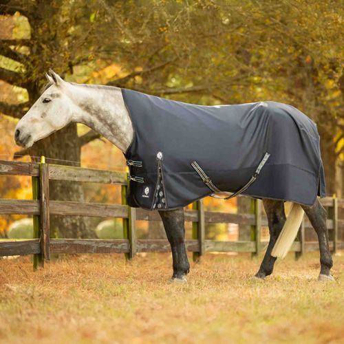 Equinavia Arktis Extended Neck Mid Weight Turnout Blanket 200g - Navy