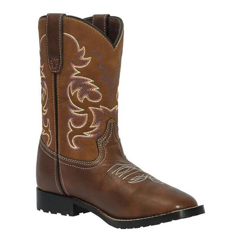 TuffRider Kids' Youth Kings Canyon Rounded Toe Western Boots - Brown