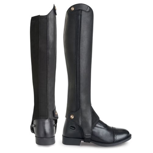 OPENBOX: Tredstep Liberty Side Zip Half Chaps - 15/19 - Black