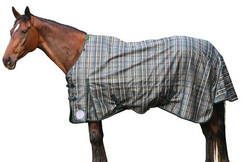 Ovation 1200D Turnout Sheet 0g - Hunter Plaid