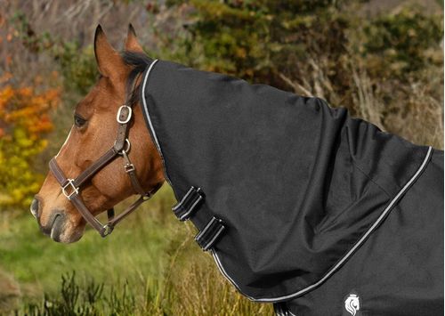 Equinavia Norse Pony Turnout Neck Cover 200g - Black