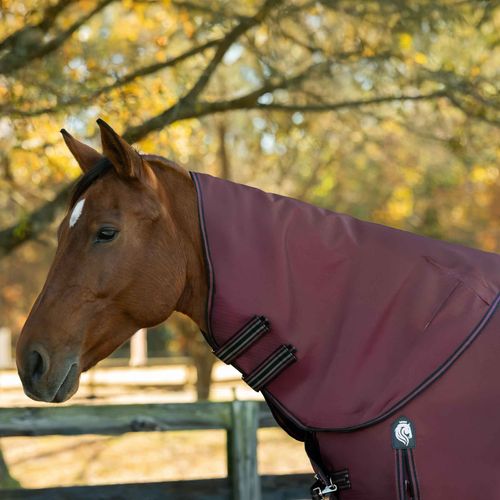 Equinavia Norse Pony Turnout Neck Cover 200g - Burgundy