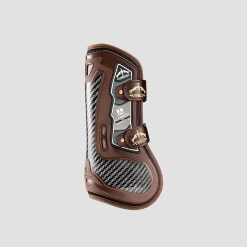 Veredus Carbon Gel Absolute Front Tendon Boots w/Hook & Loop Straps - Brown