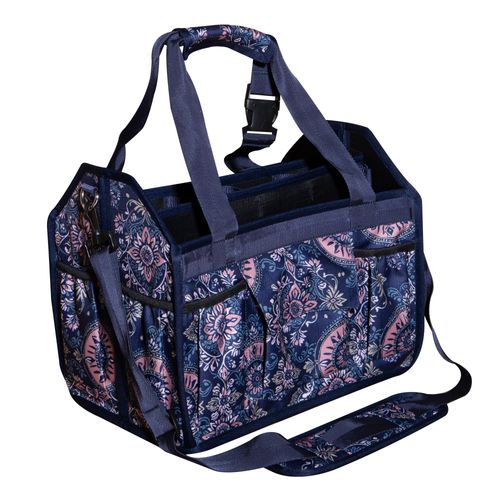 Ovation Grooming Tote - Navy Paisley