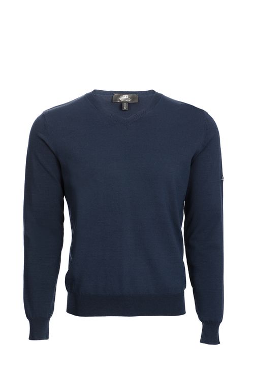 Alessandro Albanese Men's Classic Light Sweater - Navy