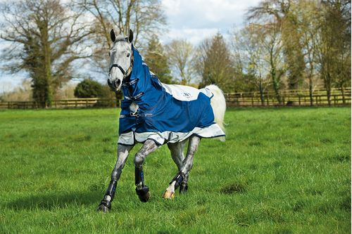 Rambo Summer Series Turnout 0g Shell - Navy/Grey