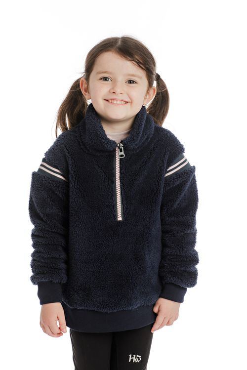 Horseware Kids' Sherpa Pullover - Navy