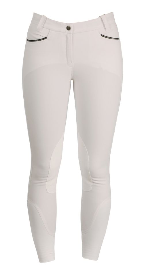 Horseware Women's Knee Patch Competition Breeches - White