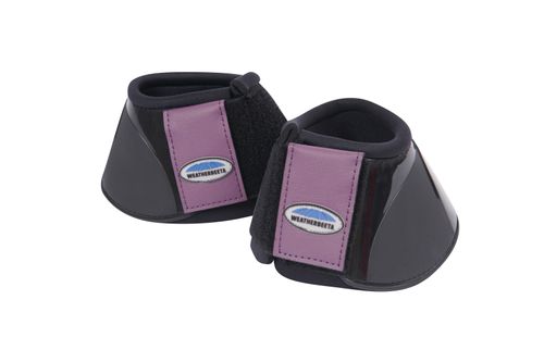 Weatherbeeta Impact Bell Boots - Black/Purple Penant
