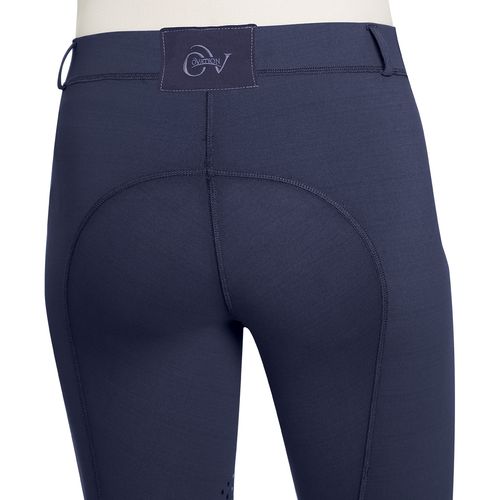 Ovation Kids' Aerowick GripTec Knee Patch Tight - Navy