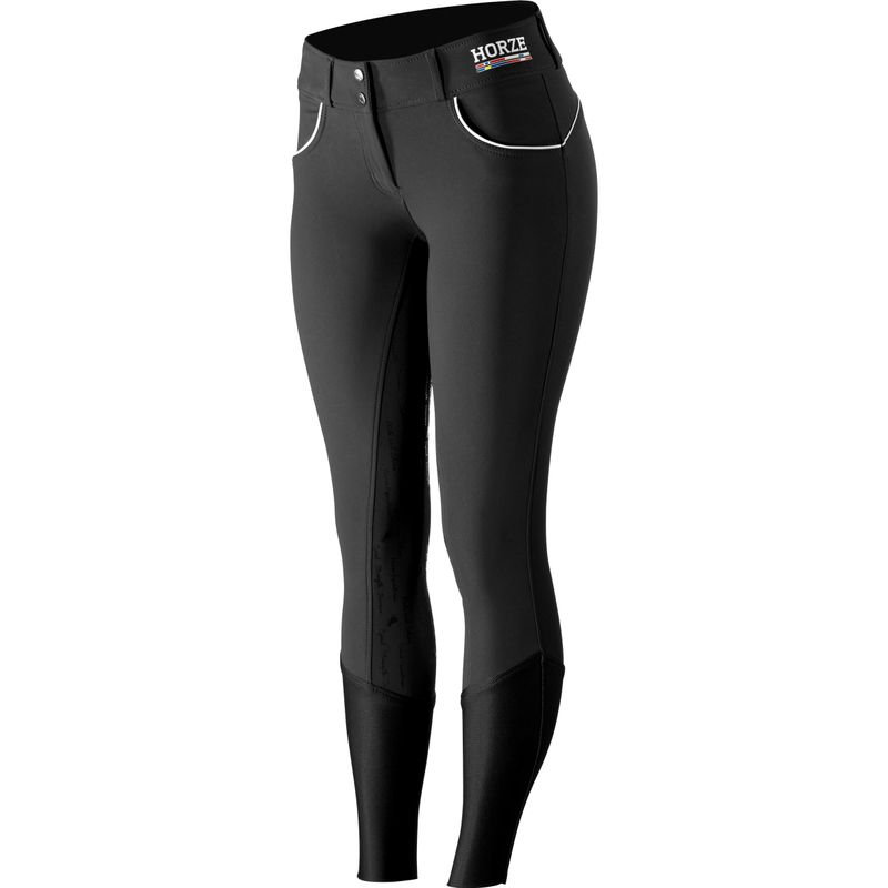 Horze Women's Nordic Performance Full Seat Breeches - Black Horze Women's Nordic Performance Full Seat Breeches - Black