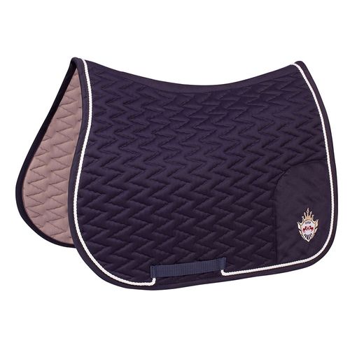 Equine Couture Wellington All Purpose Saddle Pad - EC Navy
