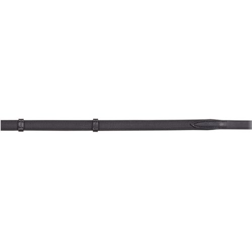 Camelot Rubberized Reins - Black