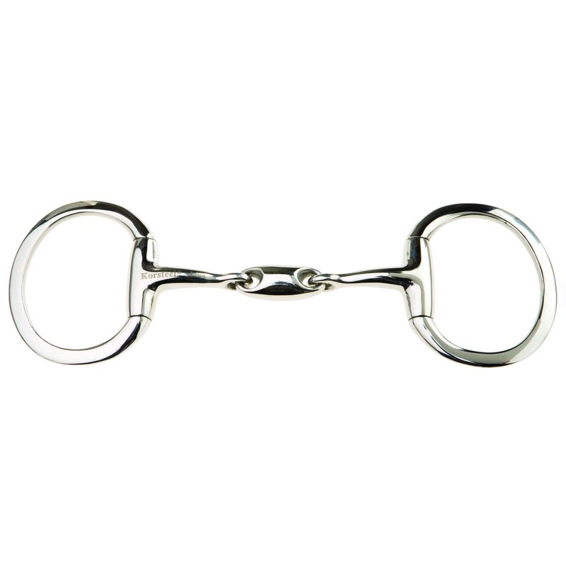 KORSTEEL Oval Link Eggbutt Snaffle Bit