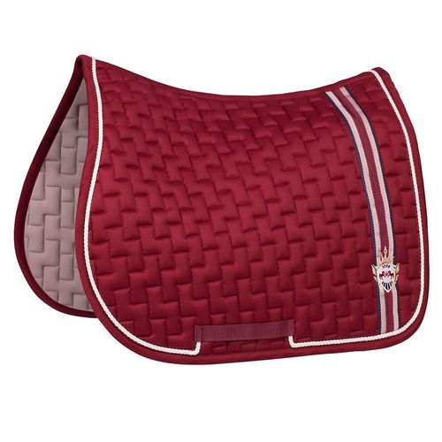 Equine Couture Ocala All Purpose Saddle Pad - Wine