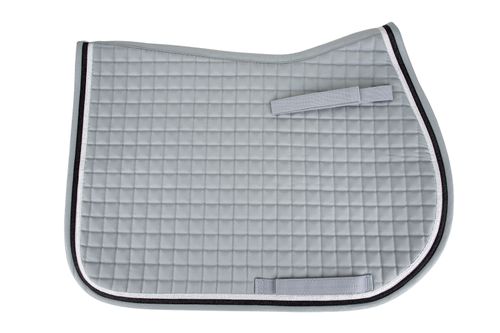 Equine Couture Matte Pony All Purpose Pad - Grey/Black Sparkle/Silver Sparkle