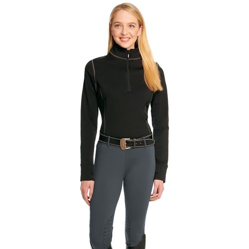 Ovation Women's Equinox GripTec Knee Patch Tight - Steel Grey