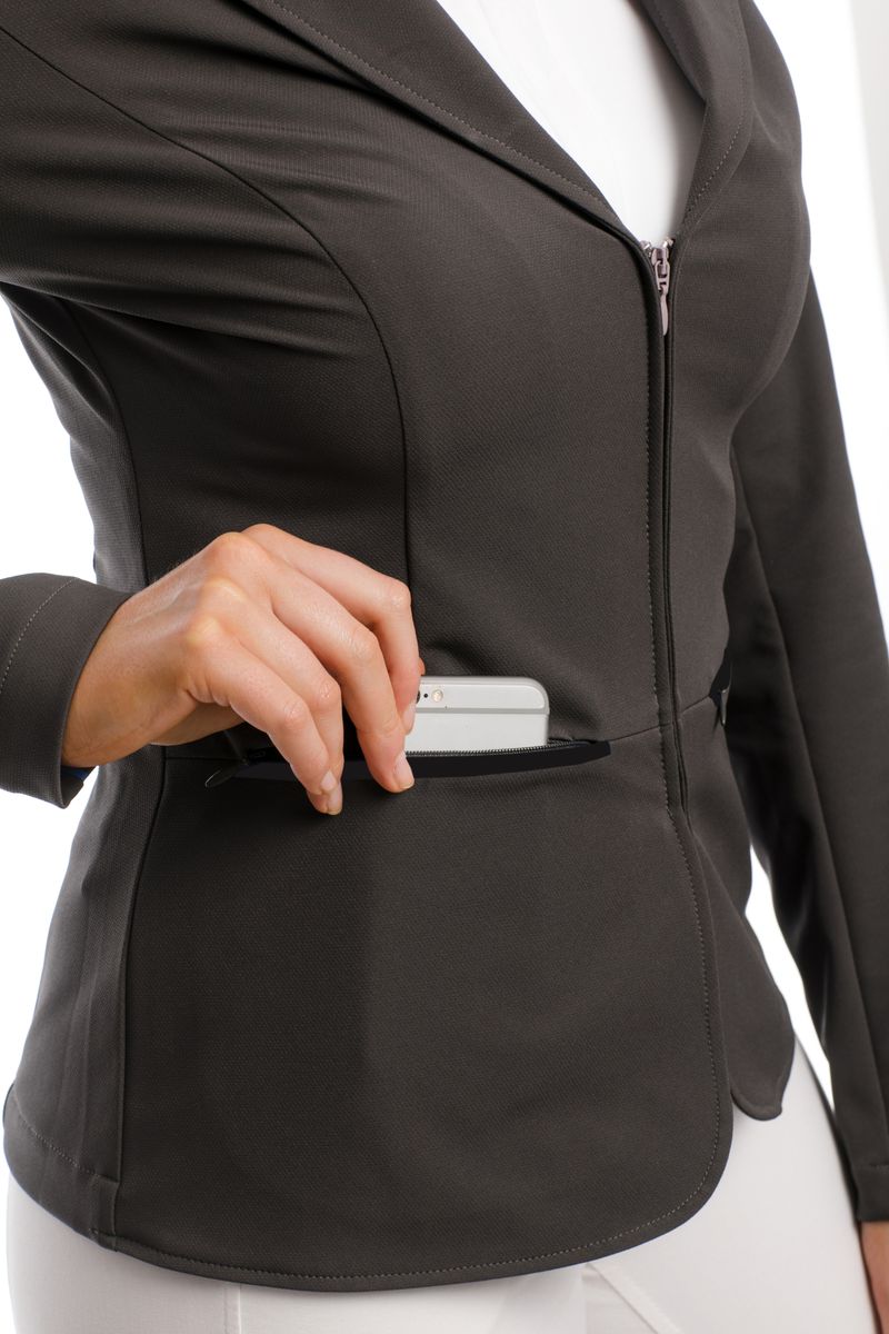 Horseware Women's Flow2 Tech Competition Jacket Dark Grey Horseware