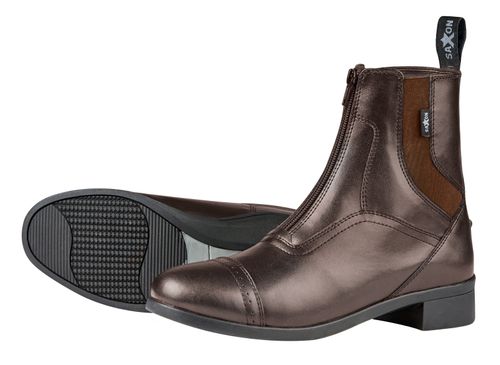 Saxon Kids' Syntovia Zip Paddock Boots - Brown