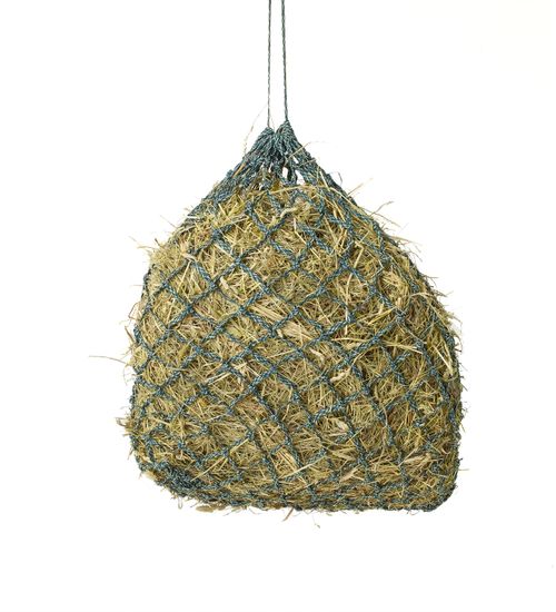 Equi-Essentials Niblet Medium Duty PolyBraid Trailer Hay Net - Navy/Baby Blue