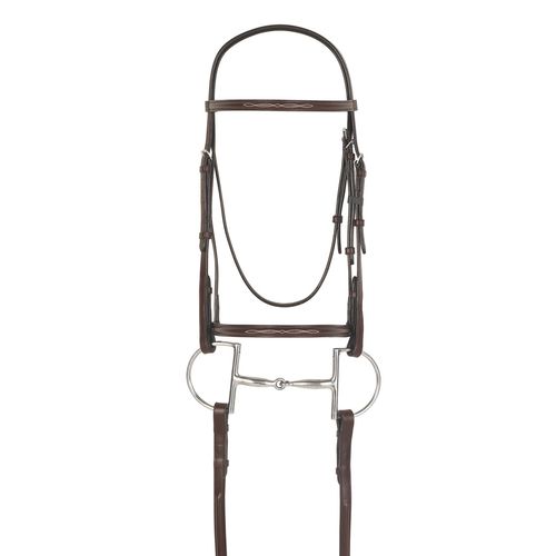Camelot Fancy Raised Bridle - Brown