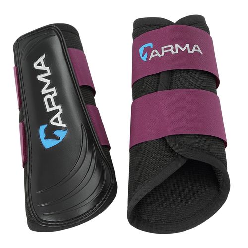 Shires ARMA Air Motion Brushing Boots - Plum