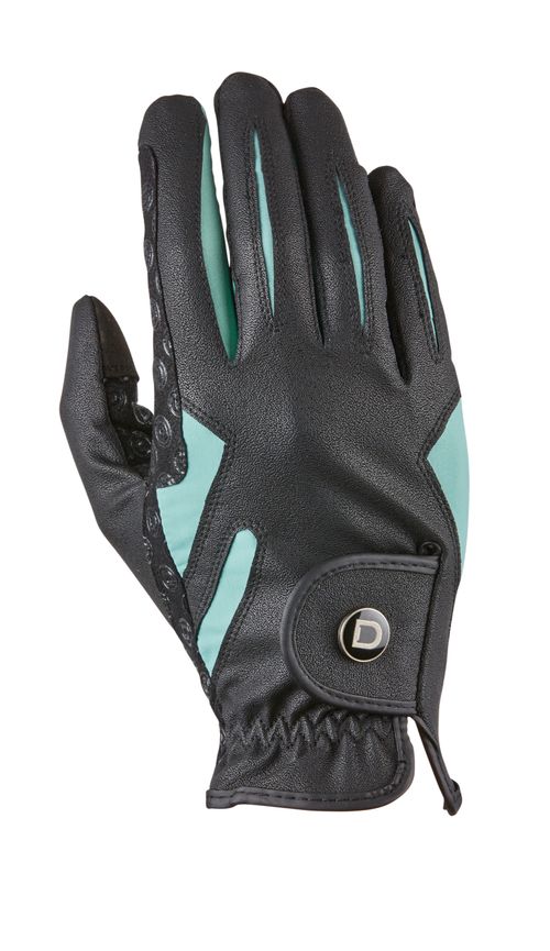 Dublin Cool-It Gel Riding Glove - Black/Teal