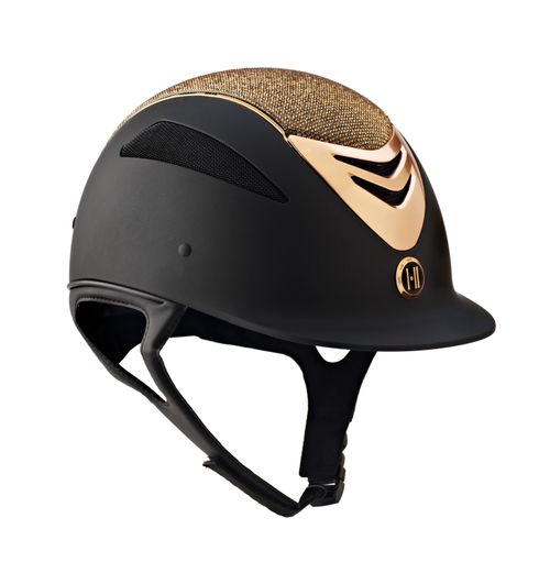 One K Defender Glamour Rose Gold Helmet - Black Matte