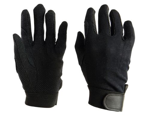 Dublin Kids' Track Riding Gloves - Black