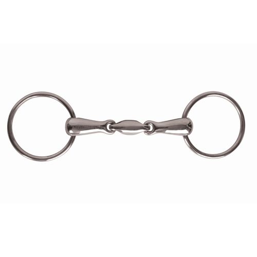 Korsteel Stainless Steel Oval Link Loose Ring Snaffle Bit