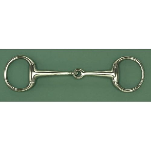 Albacon Jointed Eggbutt Bradoon - German Silver