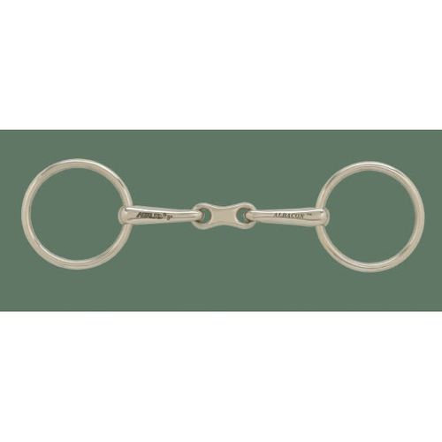 Albacon French Link Bradoon - German Silver