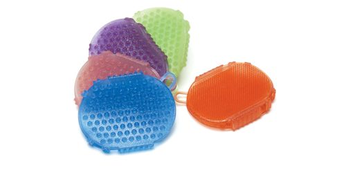Equi-Essentials EcoPure Jelly Glitter Scrubber - Orange