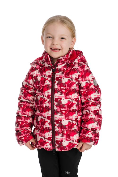 Horseware Kids' Quilted Jacket - Horse Camo Print